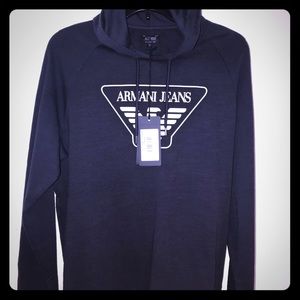 Men’s Armani Jeans Hoodie Size L BRAND NEW 122$